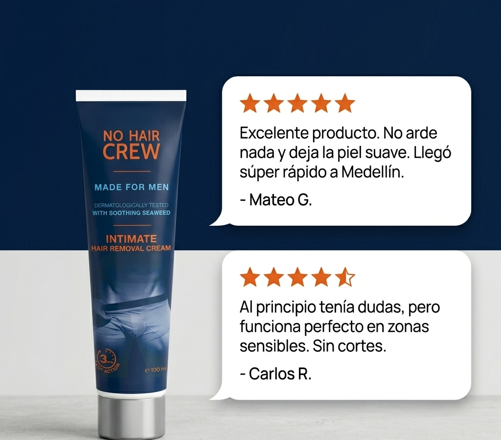 Crema Depilatoria Intima Para Hombre