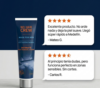 Crema Depilatoria Intima Para Hombre